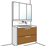 TOCLAS（トクラス）の洗面化粧台、エポックをご紹介！！ミラー５枚の３面鏡で使いやすさアップ！！